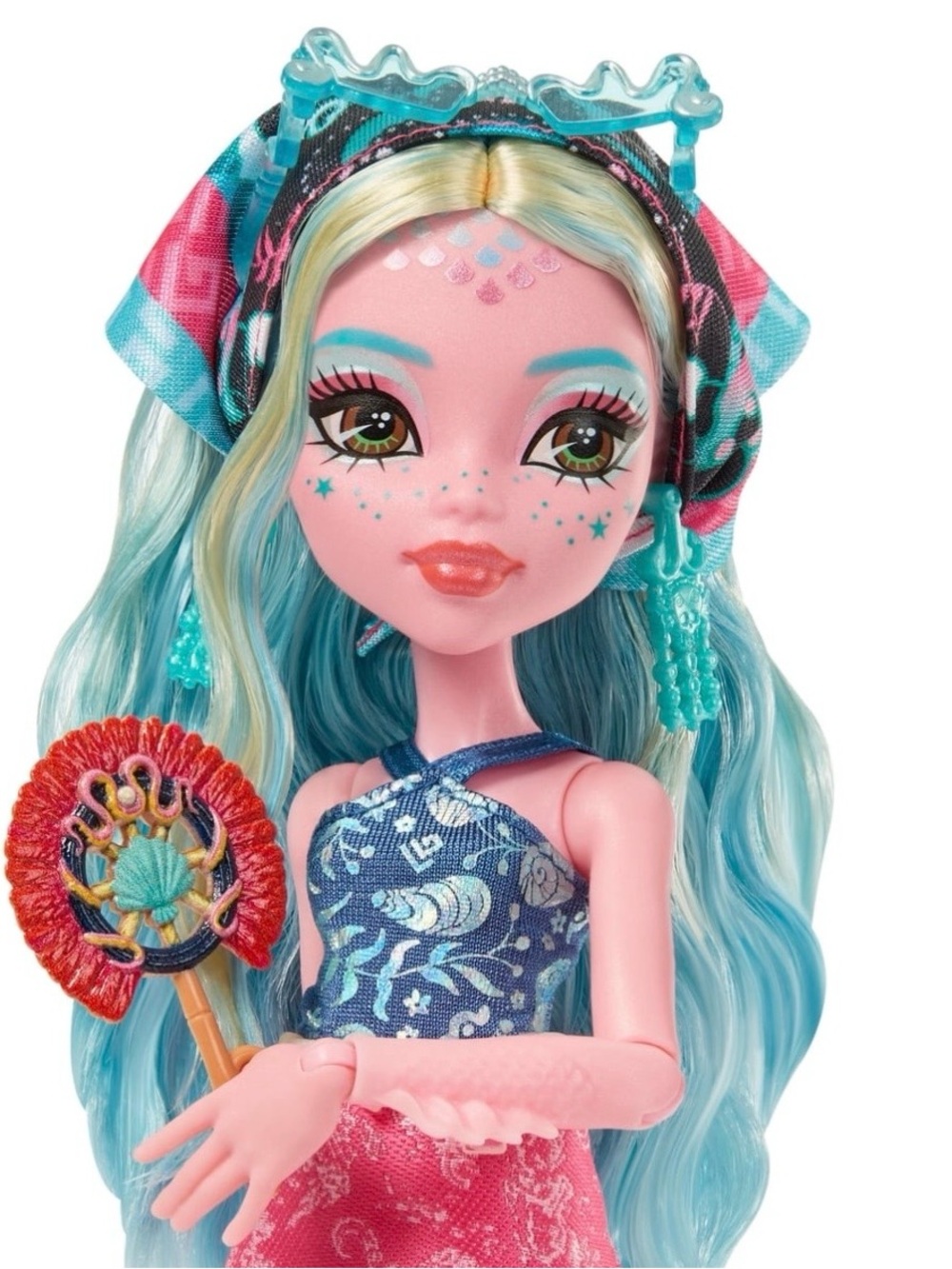 Monster High Skulltimate Secrets Gore-geous Oasis Playset, Lagoona Blue Doll